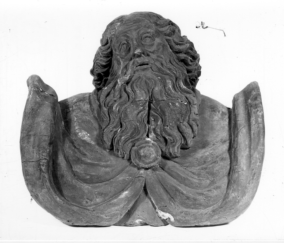 Cristo Pantocratore (scultura, opera isolata) - bottega novarese (sec. XVIII)