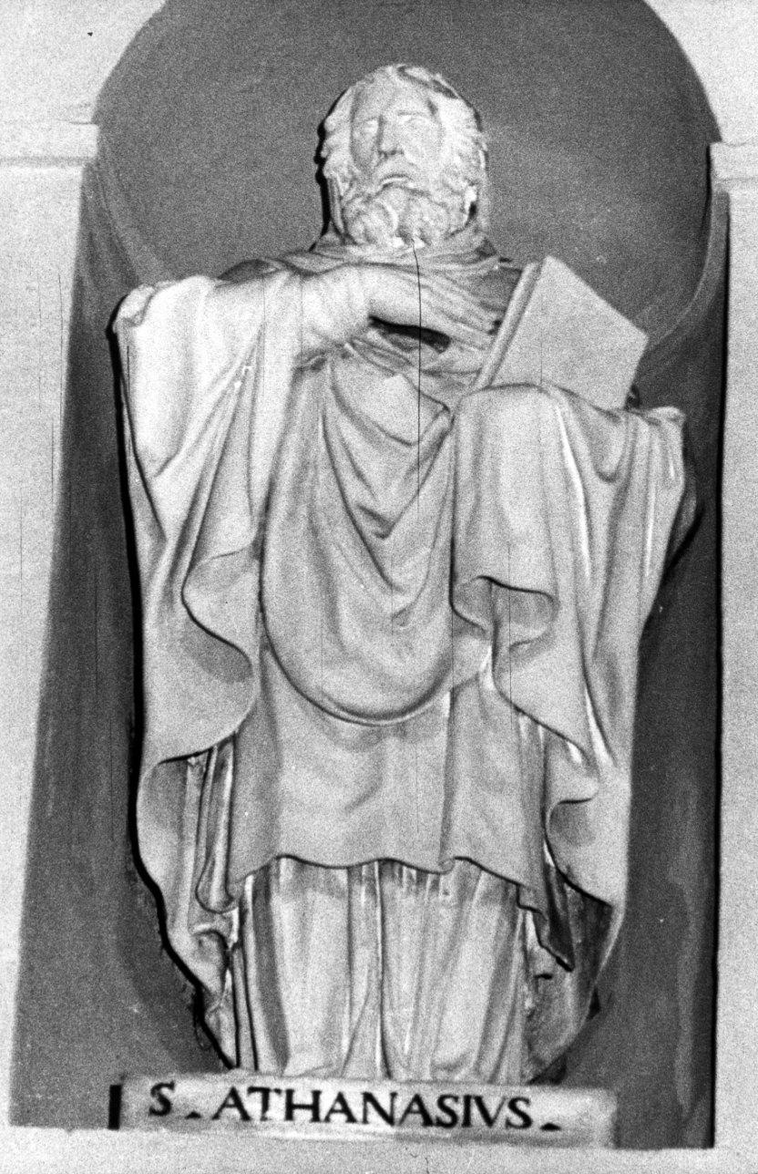 San Atanasio (scultura, opera isolata) di Prinetti (secondo quarto sec. XIX)