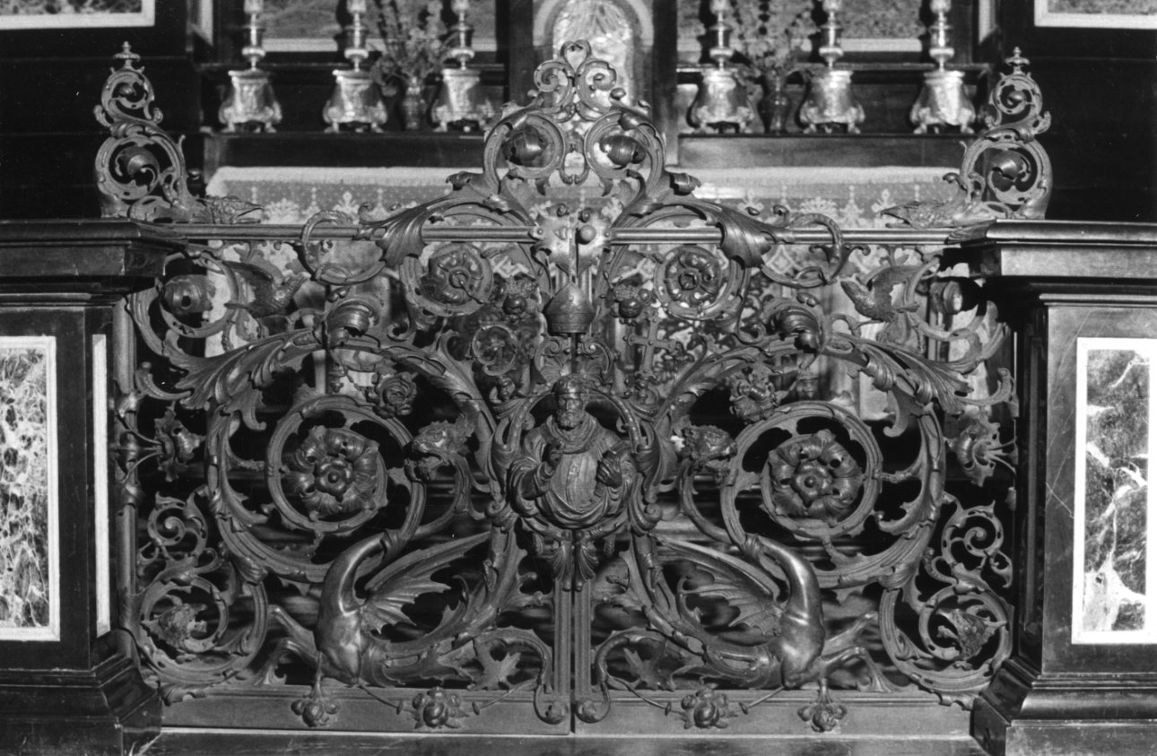 cancellata di balaustrata, opera isolata di Bellezza Giovanni (terzo quarto sec. XIX)