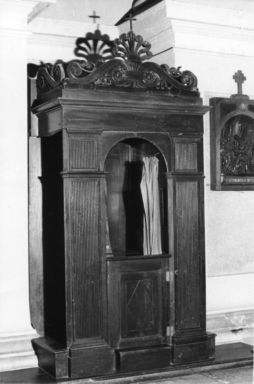 confessionale, serie - bottega novarese (sec. XIX)