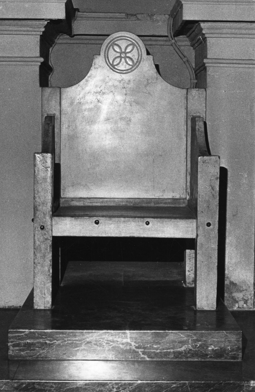 cattedra episcopale, opera isolata - bottega novarese (sec. IV)