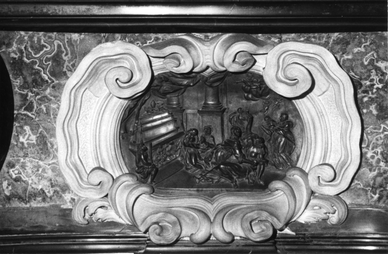 miracolo di San Gaudenzio (decorazione plastica, elemento d'insieme) di Pozzi Francesco (ultimo quarto sec. XVII)