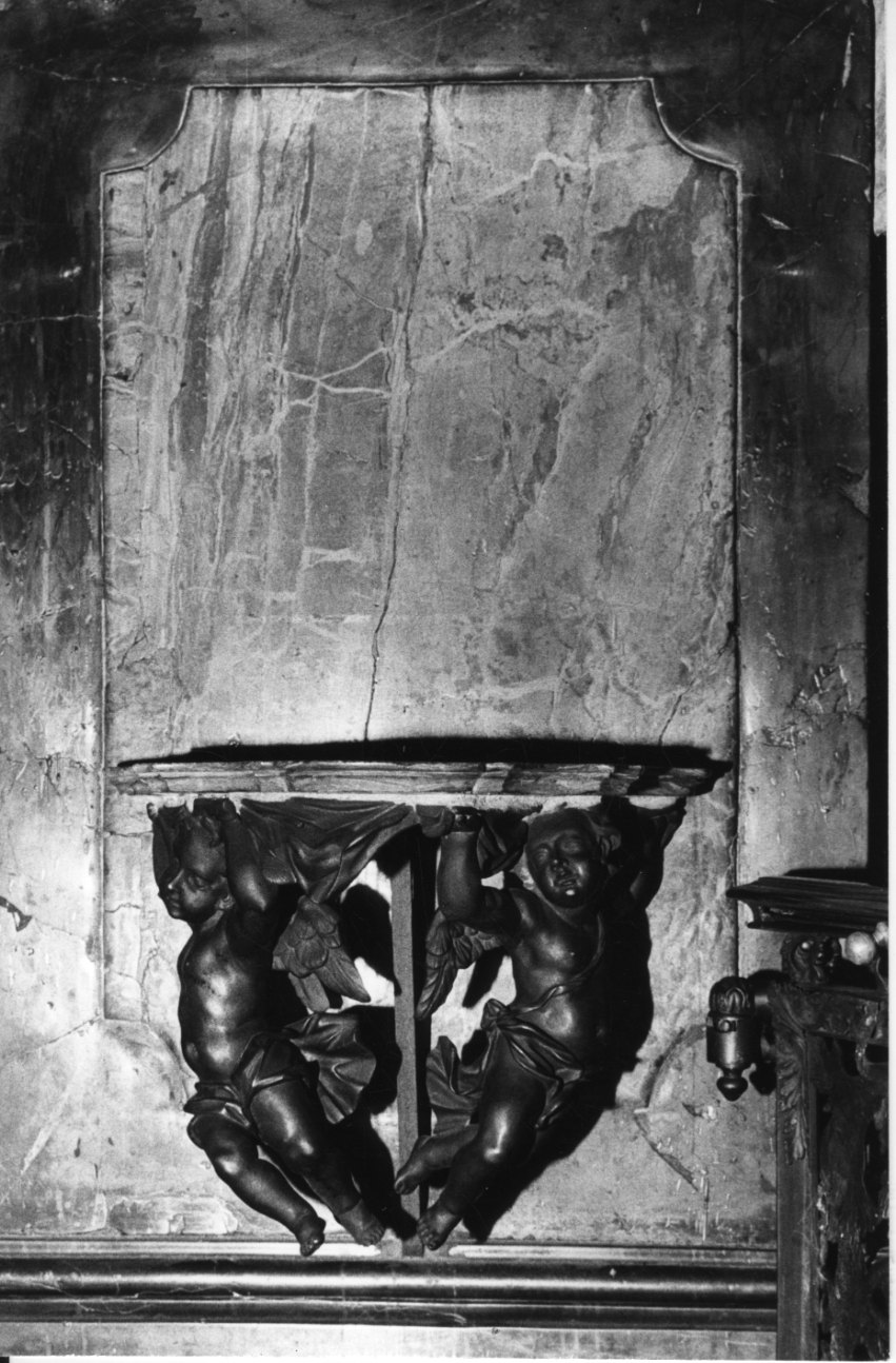 mensola, serie - bottega novarese (sec. XVIII)