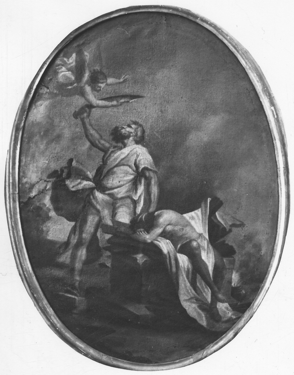 sacrificio di Isacco (dipinto, opera isolata) - ambito oleggese (seconda metà sec. XVIII)