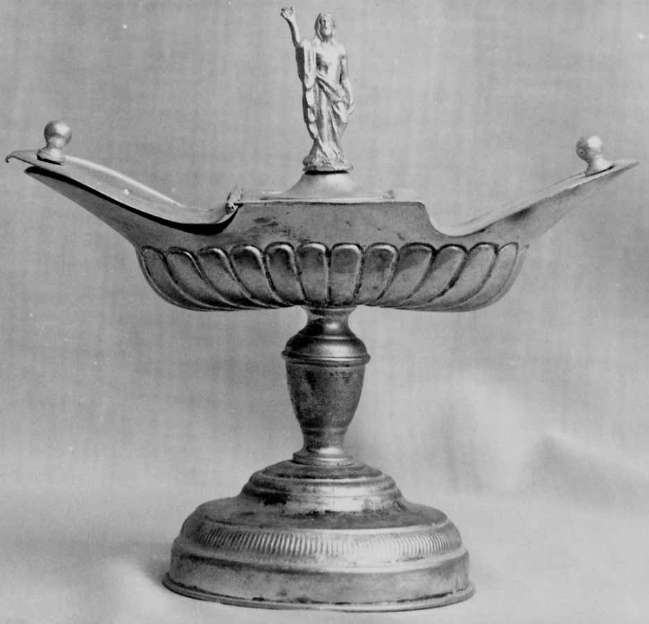 navicella portaincenso, opera isolata - bottega novarese (seconda metà sec. XIX)