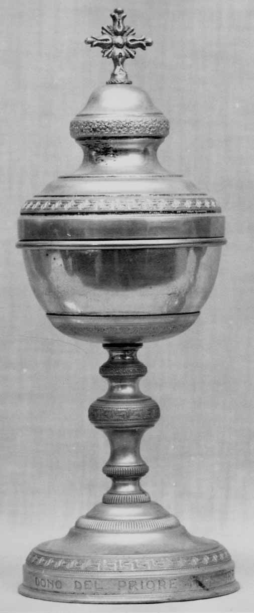 pisside, opera isolata - bottega novarese (primo quarto sec. XX)