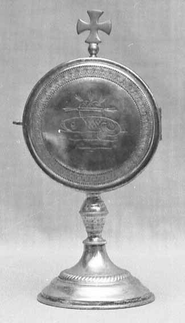 ostensorio, opera isolata - bottega novarese (prima metà sec. XX)