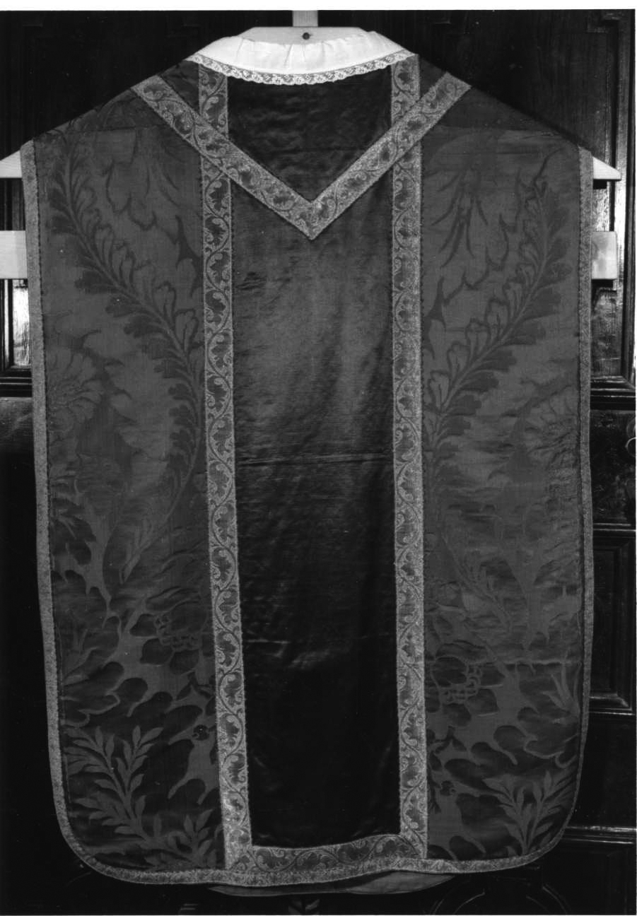 colonna di pianeta, elemento d'insieme - manifattura italiana (sec. XIX)