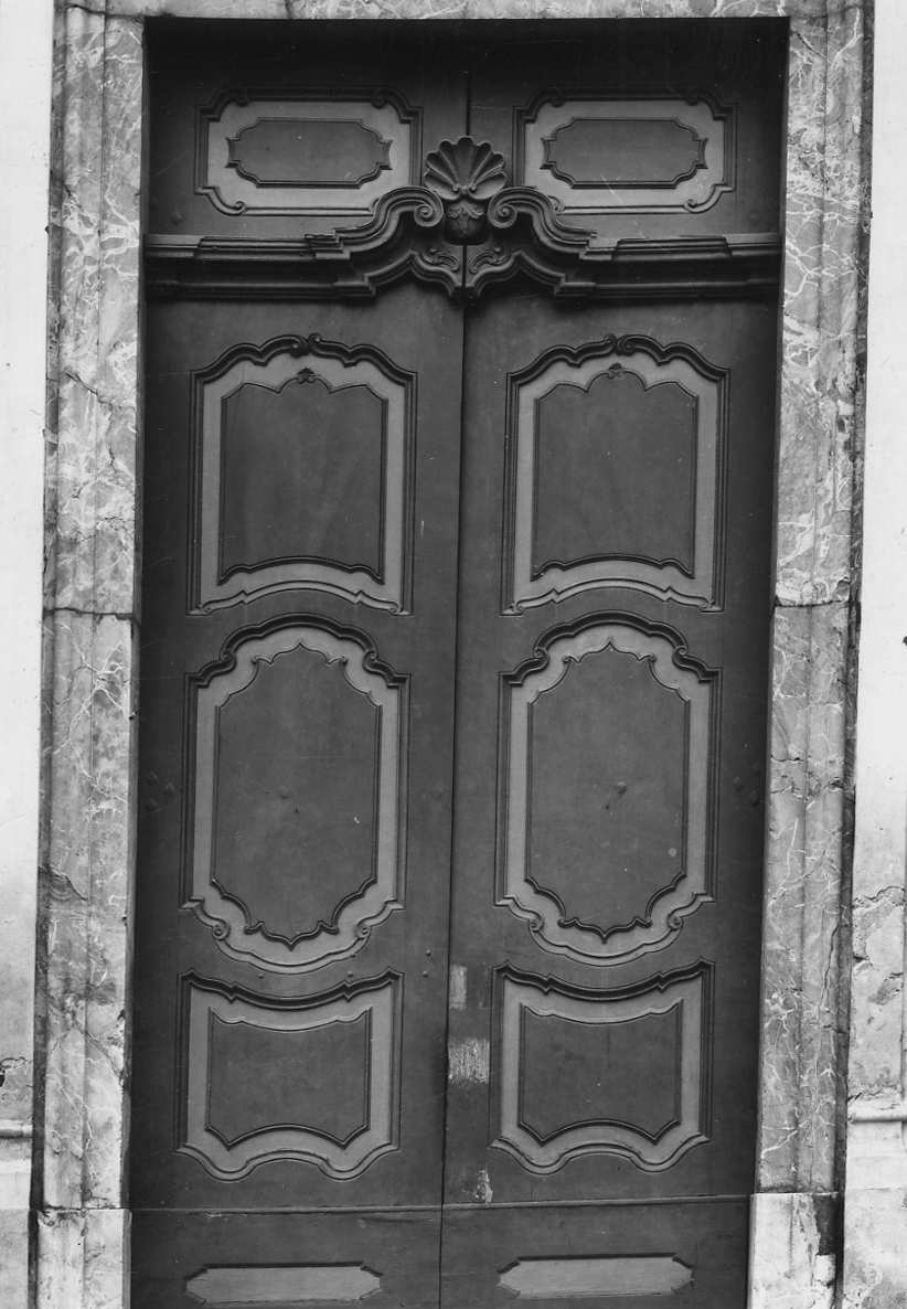 portone - a due battenti, opera isolata - bottega della Valsesia (ultimo quarto sec. XVIII)