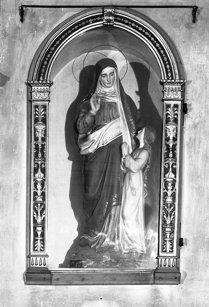 mostra di nicchia, opera isolata - bottega piemontese (primo quarto, secondo quarto sec. XVI, sec. XIX)