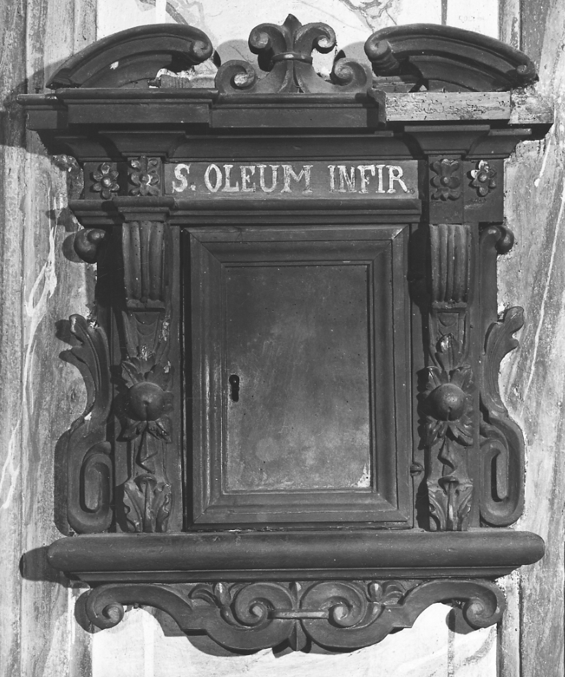 armadietto per oli santi, opera isolata - bottega della Valsesia (seconda metà sec. XVII)