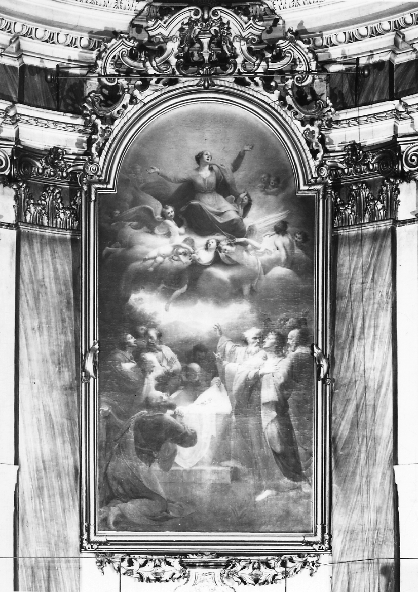 cornice di pala d'altare, opera isolata - bottega della Valsesia, bottega romana (ultimo quarto sec. XVIII)