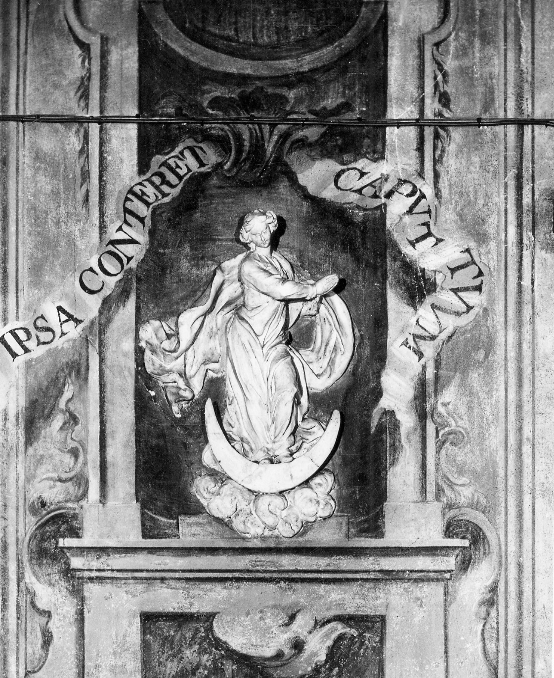 Immacolata Concezione (decorazione plastica, opera isolata) di Morazzone Giovanni Battista (attribuito) (terzo quarto sec. XVIII)