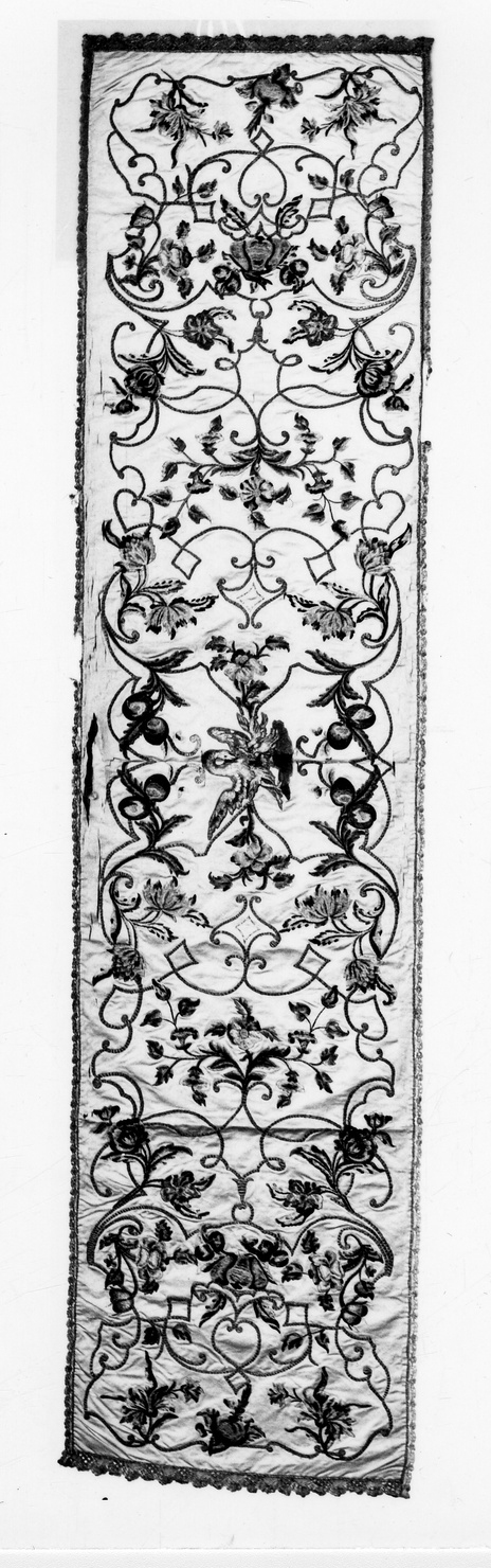 velo omerale, opera isolata - manifattura lombarda (seconda metà sec. XVIII)