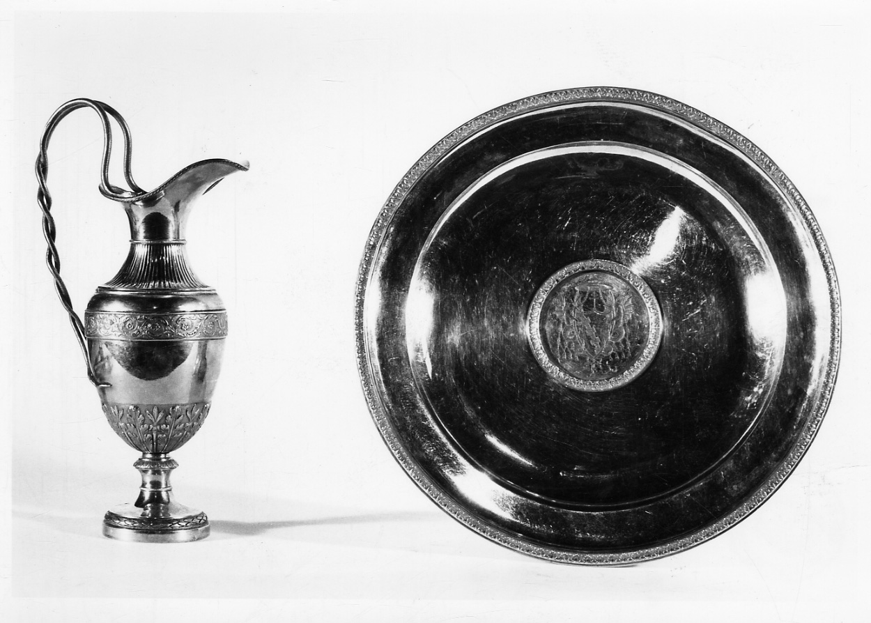 servizio da lavabo, insieme - bottega romana (prima metà sec. XIX)