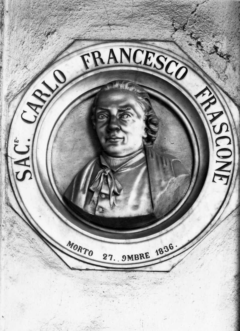ritratto di Francesco Frascone (scultura, opera isolata) di Cassano Giuseppe (ultimo quarto sec. XIX)