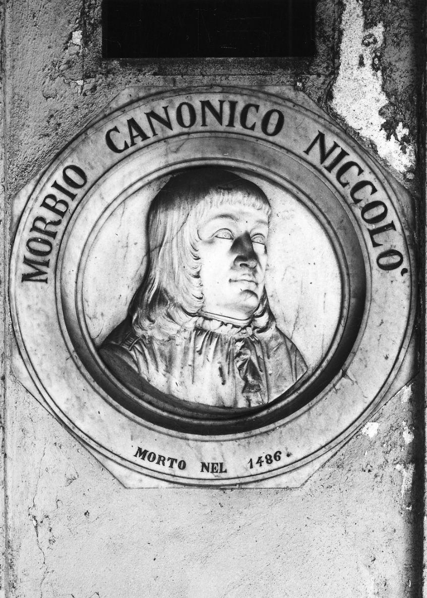 ritratto di Niccolò Morbio (scultura, opera isolata) - bottega novarese (seconda metà sec. XIX)