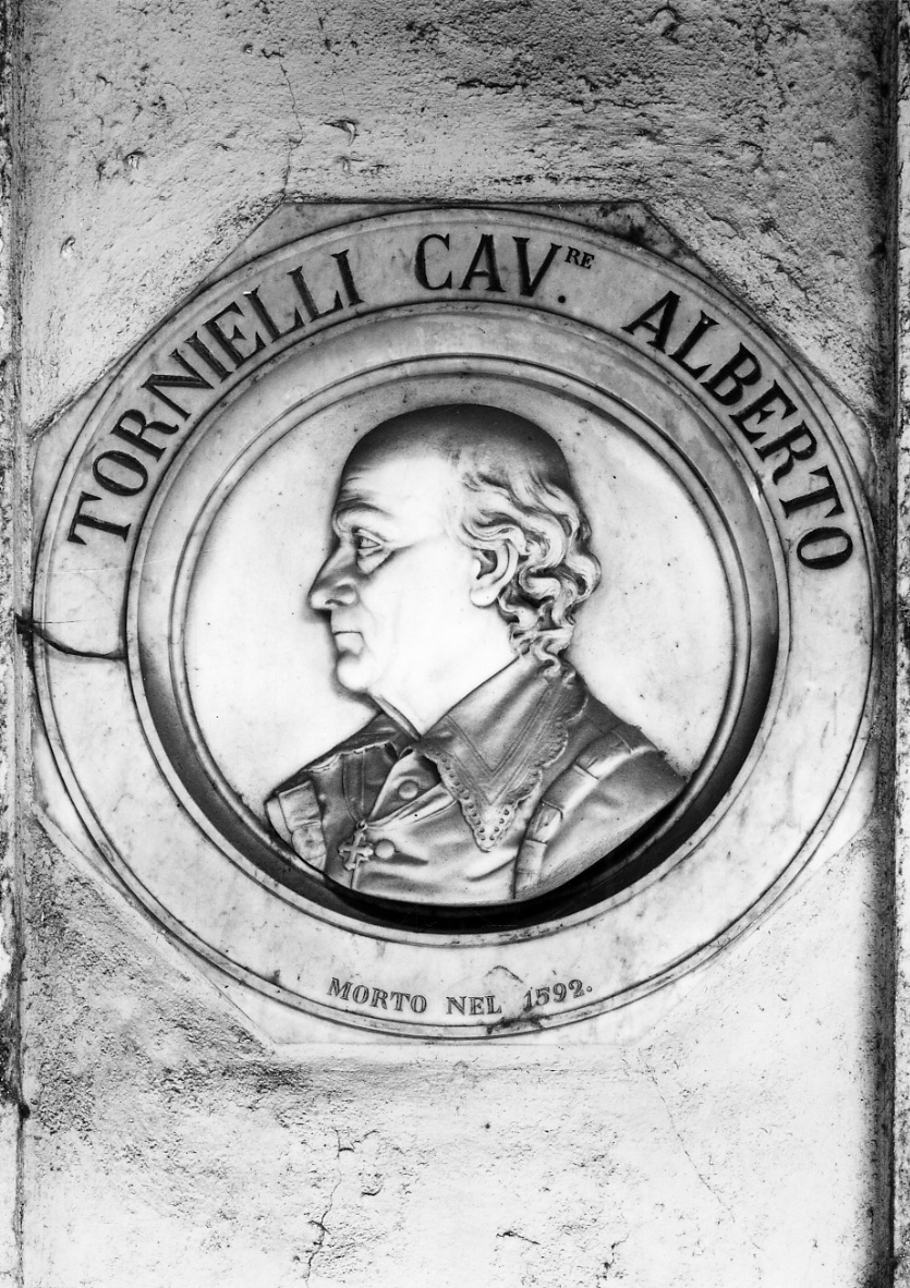 ritratto di Alberto Tornielli (scultura, opera isolata) - bottega novarese (seconda metà sec. XIX)