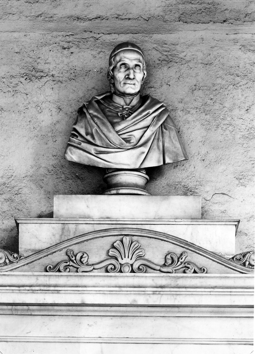 ritratto di Filippo Albera (scultura, elemento d'insieme) di Argenti Giuseppe (seconda metà sec. XIX)
