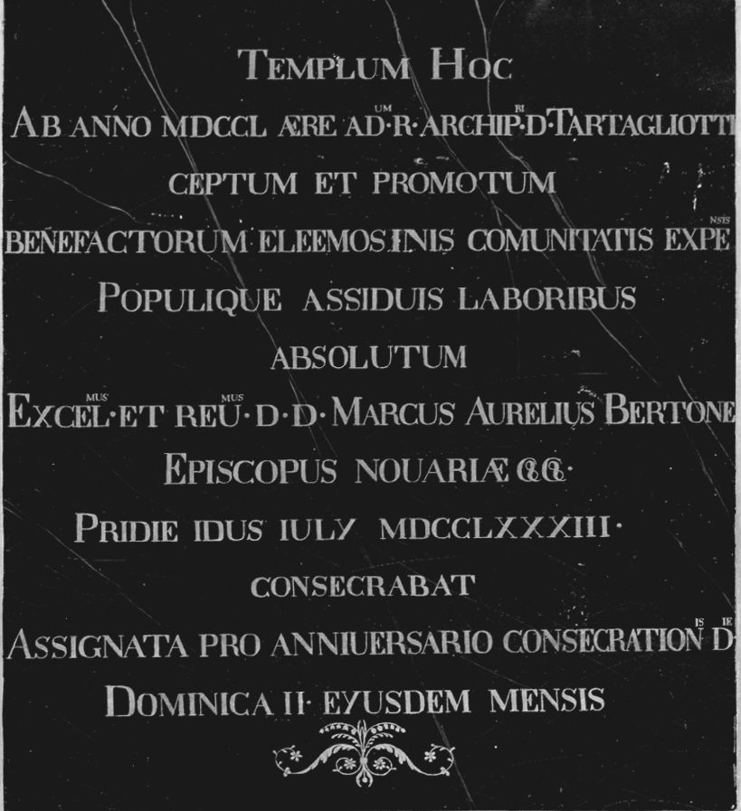 lapide commemorativa, opera isolata di Chiara Antonio (attribuito) (prima metà sec. XIX)