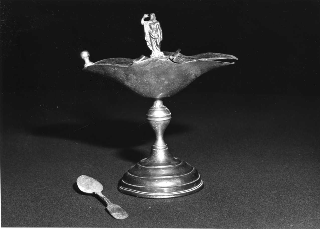 navicella portaincenso, opera isolata - bottega novarese (secc. XIX/ XX)