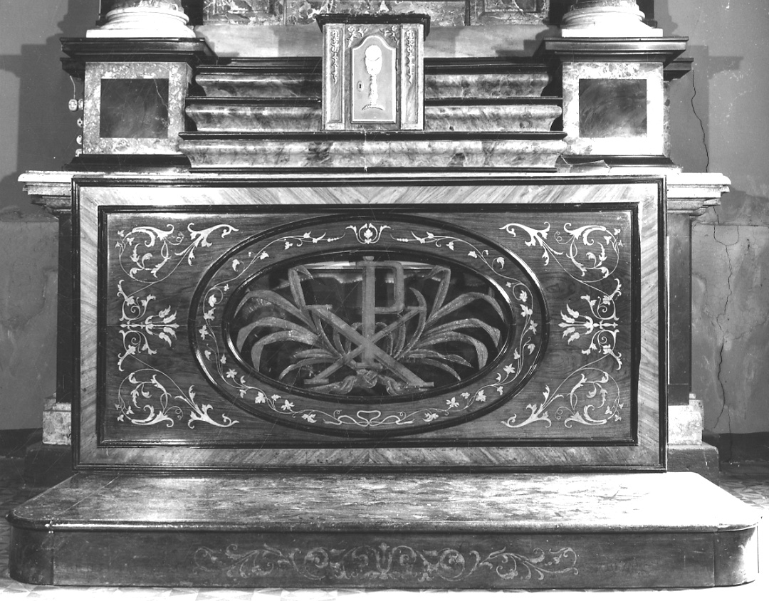 altare, opera isolata - bottega piemontese (inizio sec. XIX, sec. XX)
