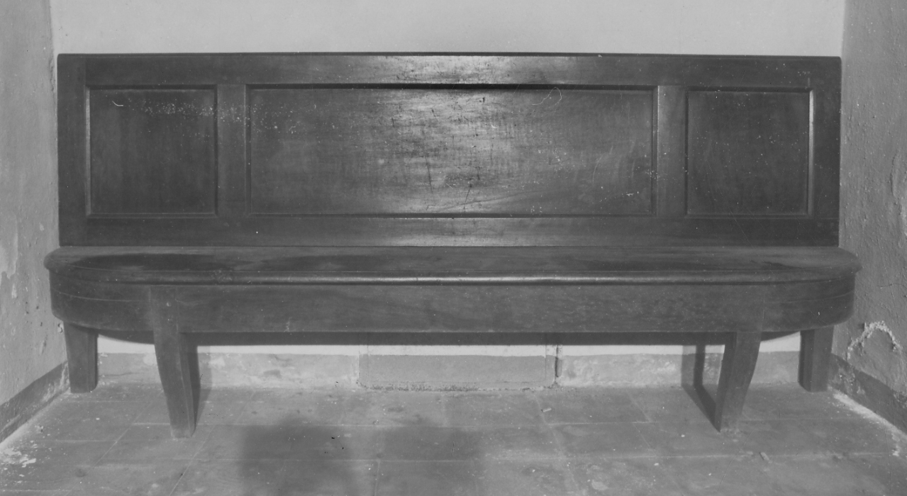 panca, opera isolata - bottega torinese (seconda metà sec. XIX)