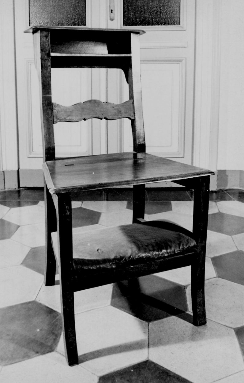 sedia-inginocchiatoio, serie - bottega piemontese (fine/inizio secc. XIX/ XX)