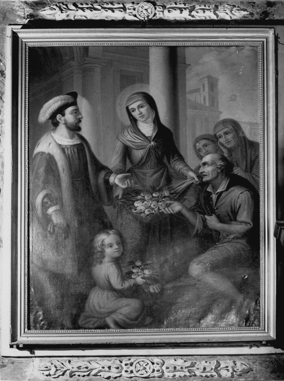 Santa Zita (dipinto, opera isolata) di Stornone Giuseppe (seconda metà sec. XIX)