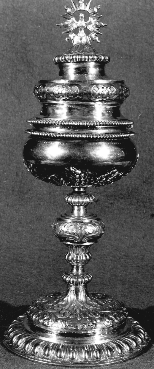 pisside, opera isolata - bottega piemontese (prima metà sec. XVIII)