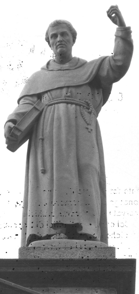 beato Angelo Carletti (statua, opera isolata) di Argenti Giuseppe (metà sec. XIX)