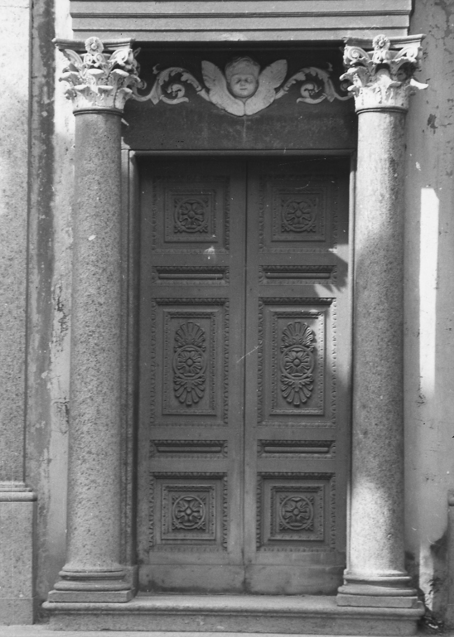 portone, coppia di Bertolotti Gaetano - bottega piemontese (metà sec. XIX)