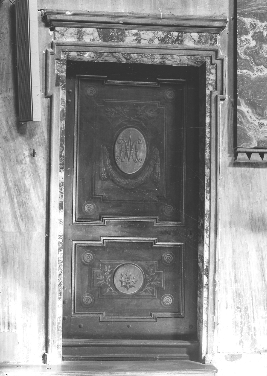 porta, coppia di Cogrossi Carlo (attribuito) - bottega piemontese (ultimo quarto sec. XVIII)