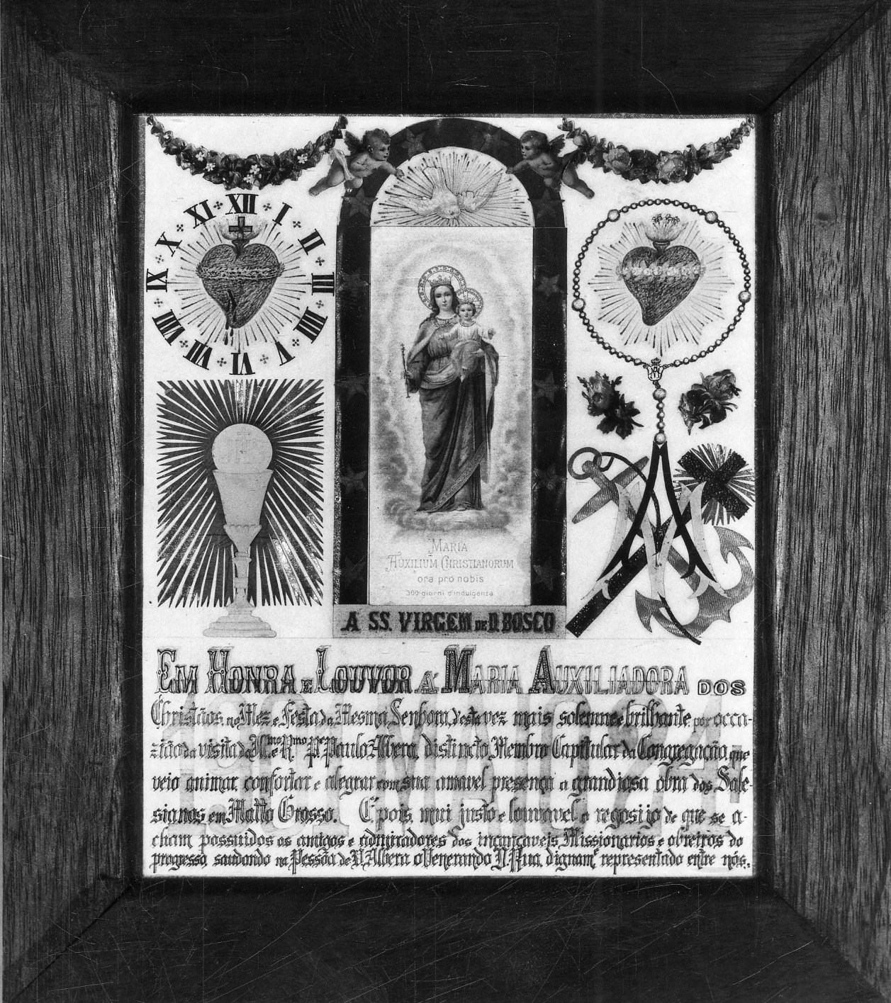 Maria ausiliatrice (ex voto, opera isolata) - bottega piemontese (inizio sec. XX)