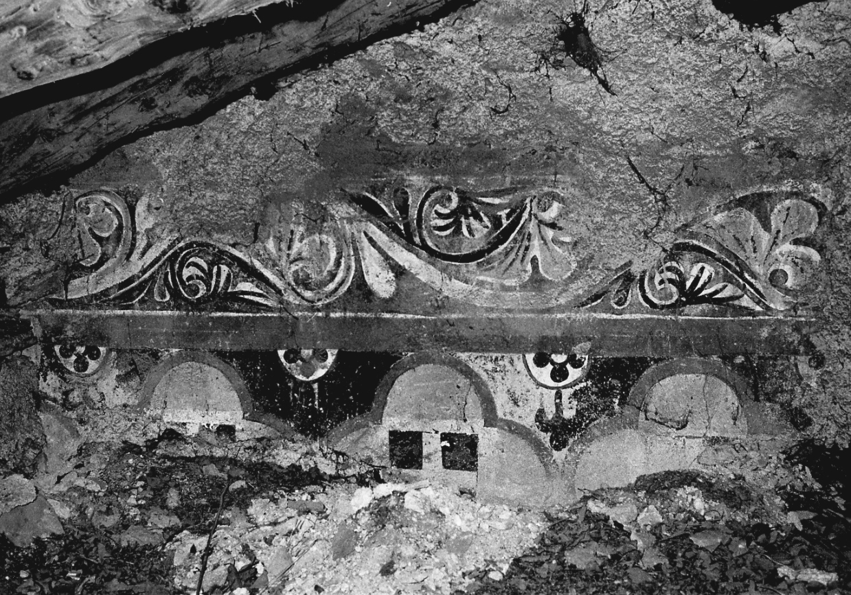 dipinto, frammento - ambito piemontese (fine/inizio secc. XIII/ XIV)