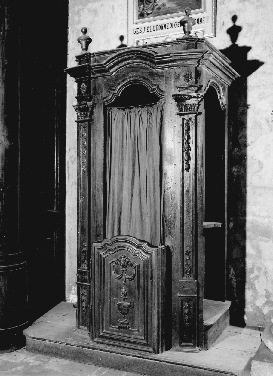 confessionale, coppia di Defilippi Lorenzo (attribuito) (ultimo quarto sec. XVIII)