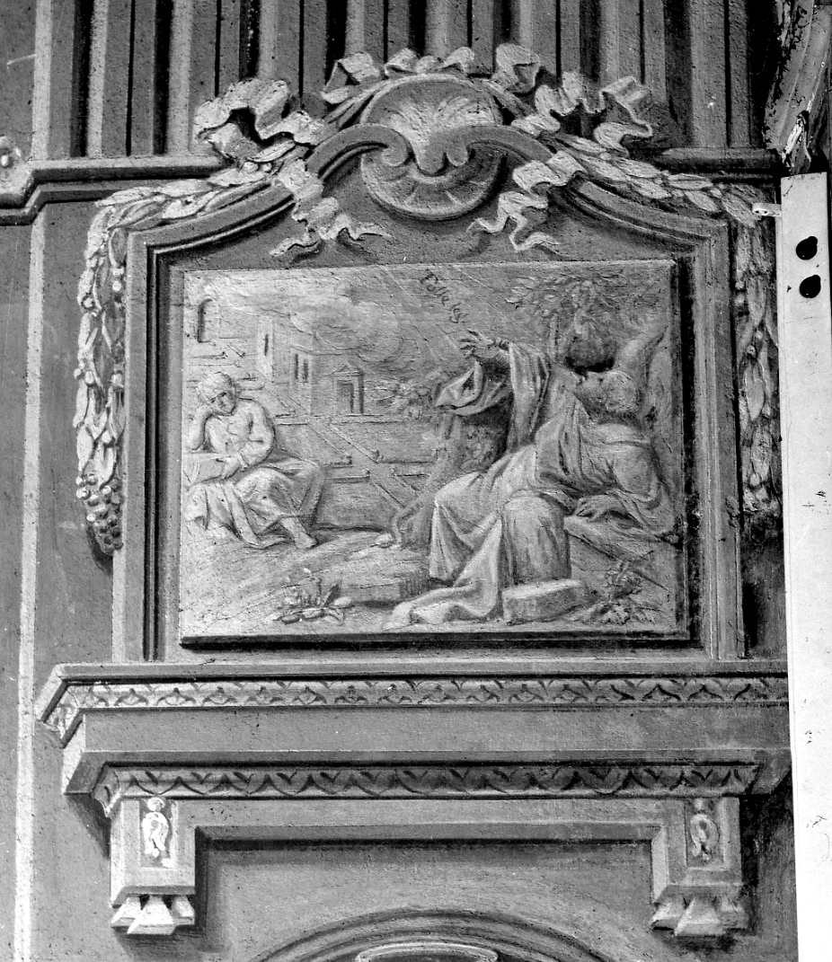 conversione di Sant'Agostino (dipinto, elemento d'insieme) di Cogrossi Carlo (ultimo quarto sec. XVIII)