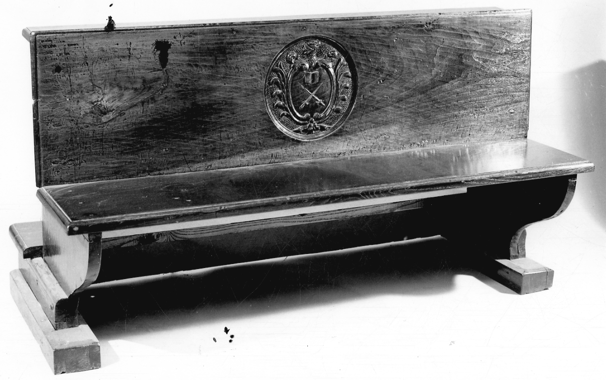 banco da chiesa, opera isolata - bottega piemontese (sec. XVIII)