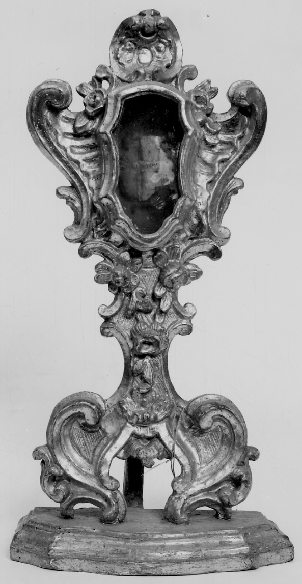 reliquiario - a ostensorio, coppia - bottega torinese (seconda metà sec. XVIII)