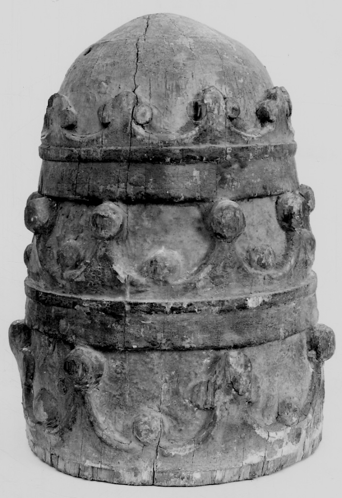 tiara (decorazione plastica, opera isolata) - bottega della Val Susa (sec. XVII)