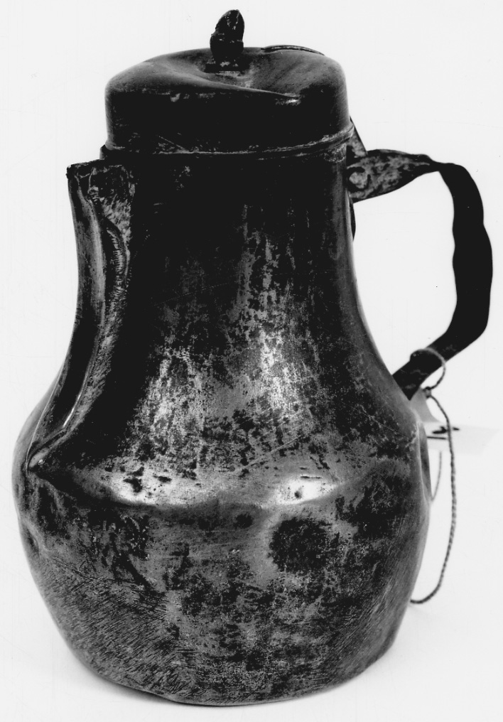 brocca per abluzioni, opera isolata - bottega della Val Susa (seconda metà sec. XIX)