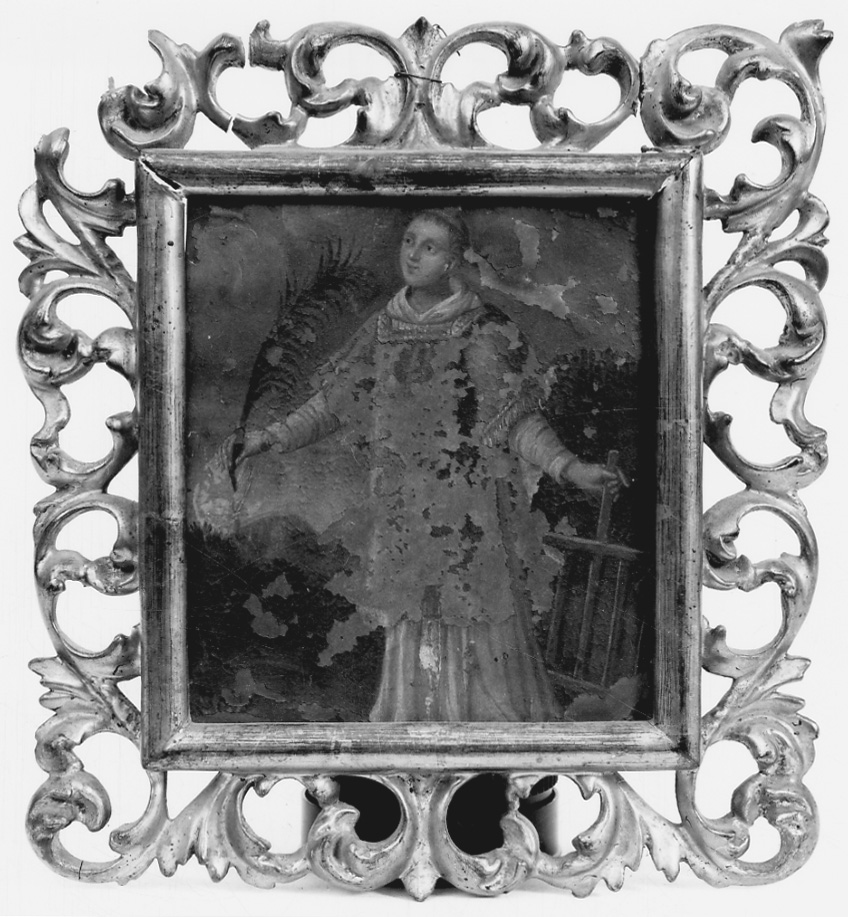 cornice di dipinto, opera isolata - bottega franco-piemontese (sec. XVIII)