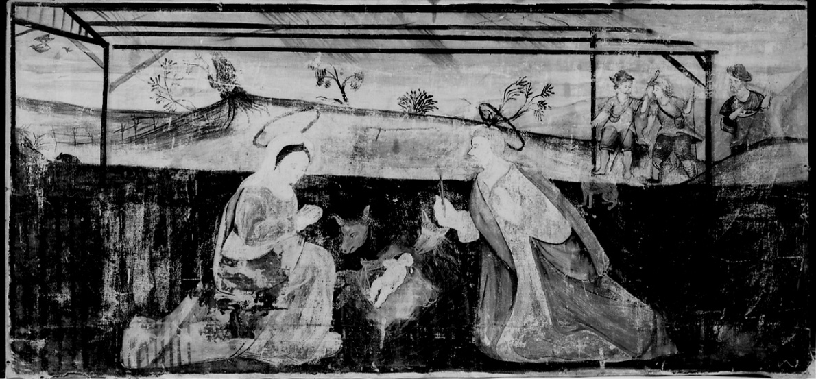 natività di Gesù (paliotto, opera isolata) - ambito della Valle di Susa (prima metà sec. XX)