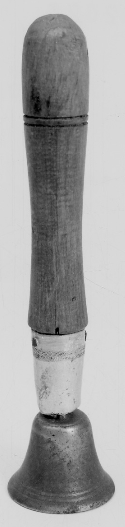 campanello d'altare, opera isolata - bottega franco-piemontese (sec. XIX)