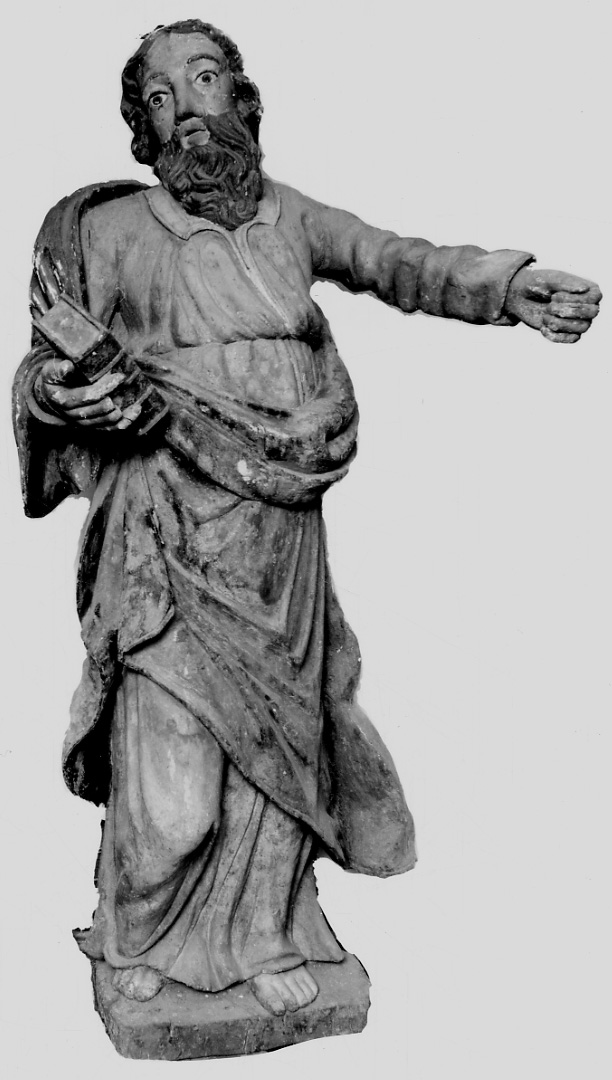 San Paolo Apostolo (statua, elemento d'insieme) - bottega franco-piemontese (fine sec. XVII)