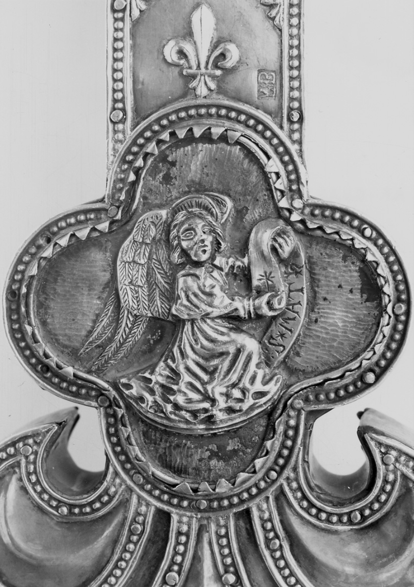 simbolo di San Matteo: angelo (decorazione plastica, elemento d'insieme) di Borrel Hippolite (prima metà sec. XVI)