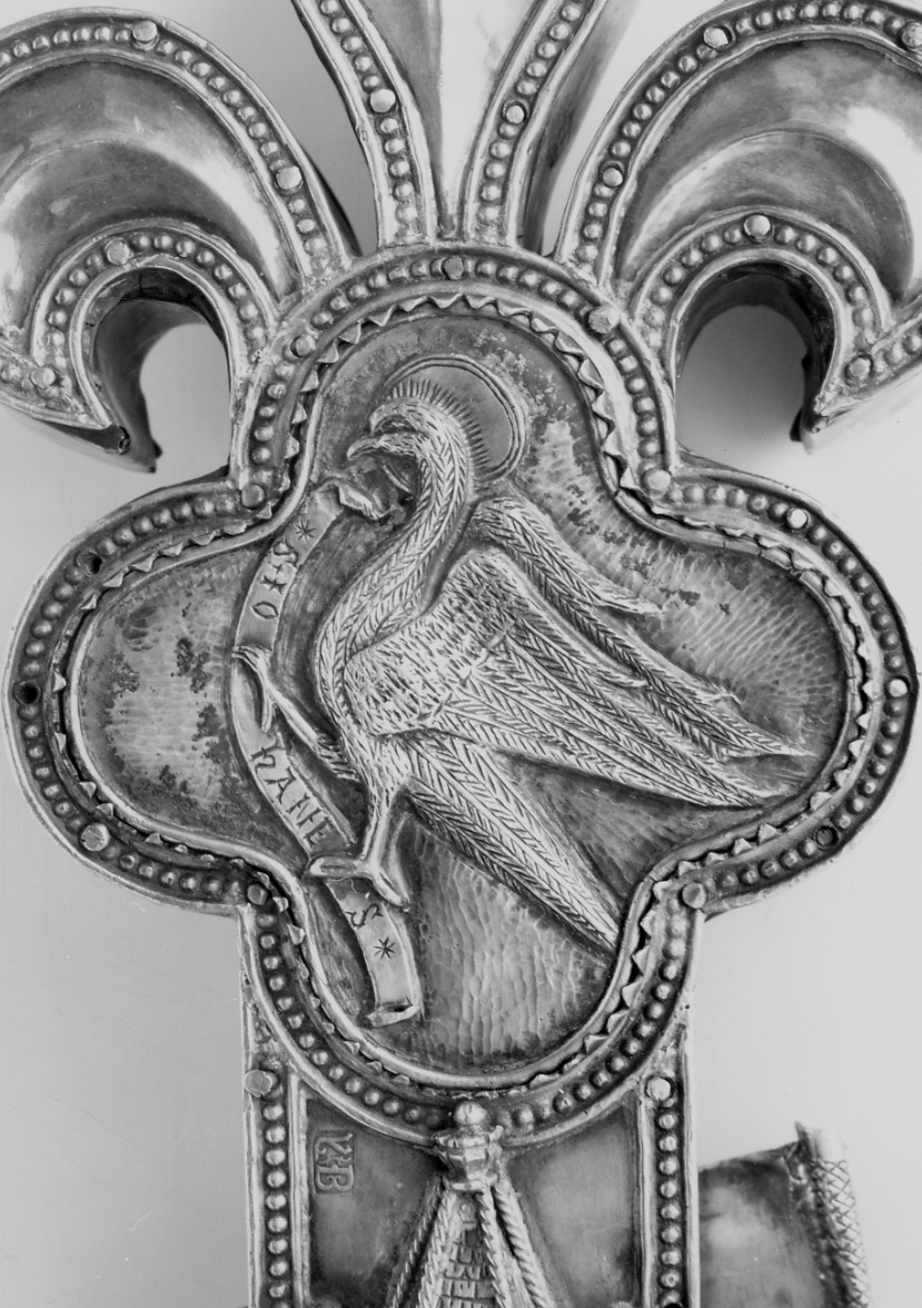 simbolo di San Giovanni Evangelista: aquila (decorazione plastica, elemento d'insieme) di Borrel Hippolite (prima metà sec. XVI)