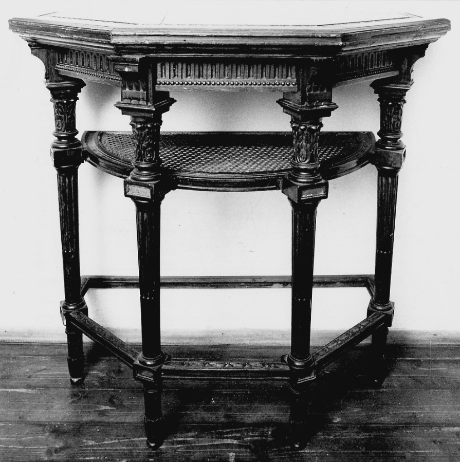 console, opera isolata - bottega piemontese (ultimo quarto sec. XVIII)