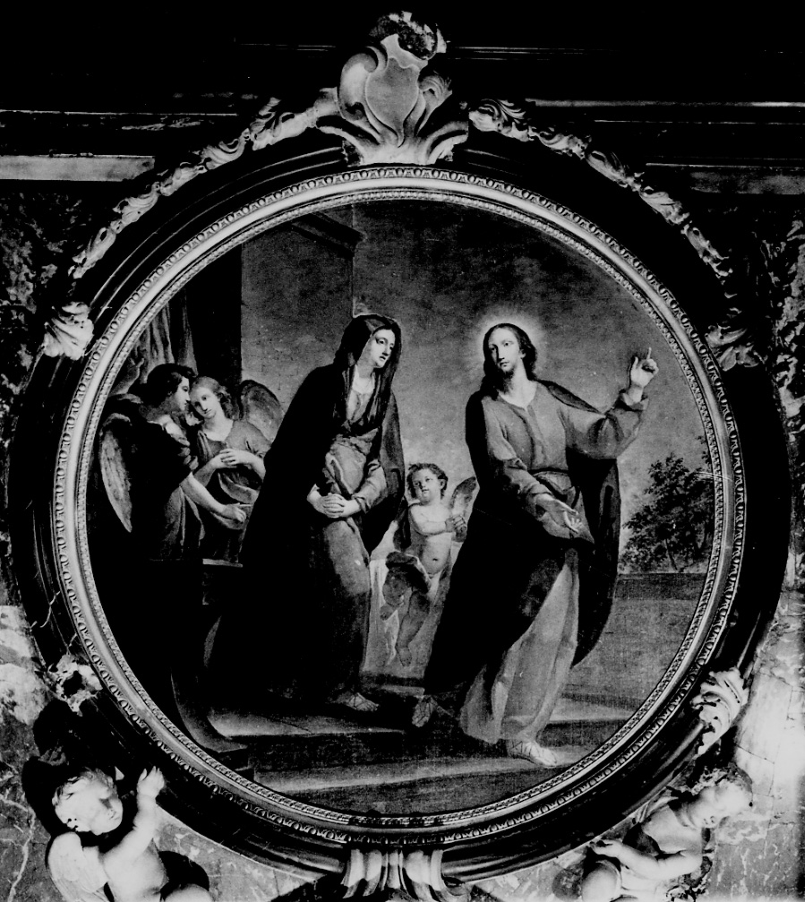 commiato di Cristo dalla Madonna (dipinto, opera isolata) di Guidobono Bartolomeo detto Prete Savonese (attribuito) (fine/inizio secc. XVII/ XVIII)