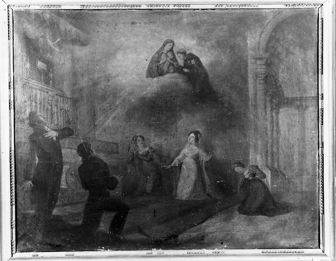 Intervento della Madonna della Consolata (ex voto, opera isolata) - ambito piemontese (prima metà sec. XIX)